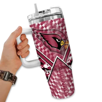 custom arizona cardinals chevron angle red curved tumbler fashion forward.webp