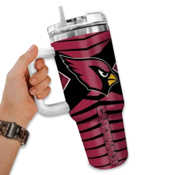custom arizona cardinals chevron layers red curved tumbler fashion forward.webp