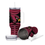 custom arizona cardinals chevron layers red curved tumbler best selling.webp