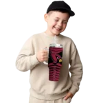 custom arizona cardinals chevron layers red curved tumbler best selling.webp