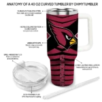 custom arizona cardinals chevron layers red curved tumbler best selling.webp