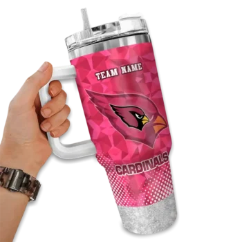 custom arizona cardinals geometric prism red curved tumbler fashion forward.webp