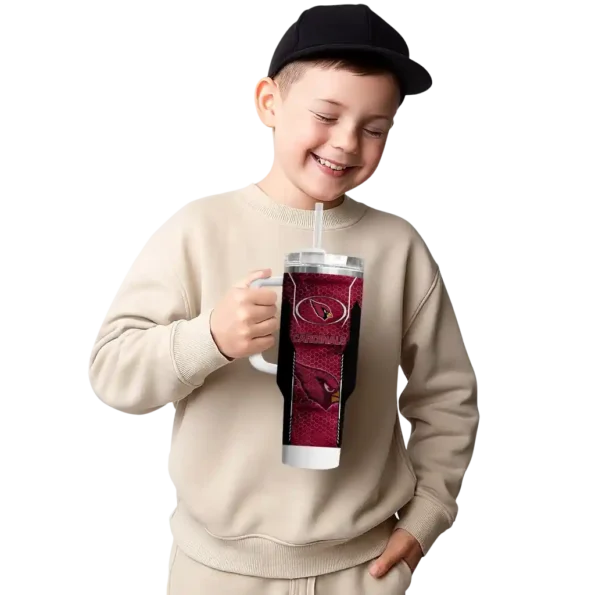 custom arizona cardinals hexagon armor red curved tumbler latest model.webp
