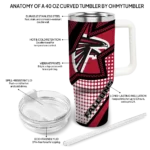 custom atlanta falcons arrow burst red curved tumbler best selling.webp