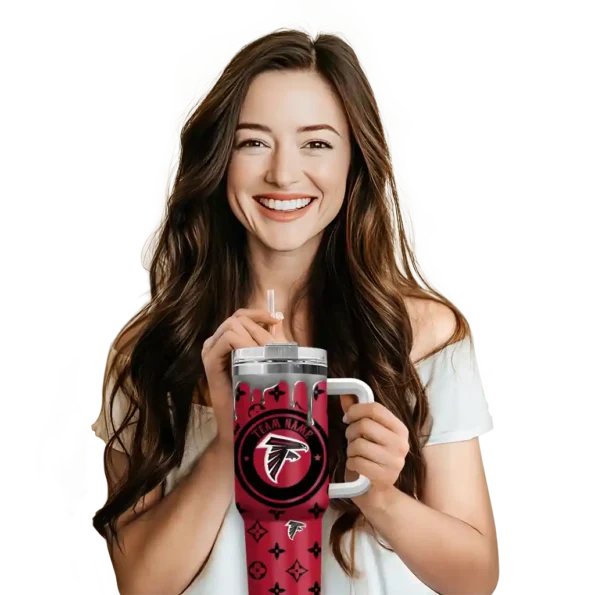 custom atlanta falcons bullseye drips red curved tumbler premium grade.webp