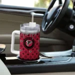 custom atlanta falcons bullseye drips red curved tumbler best selling.webp