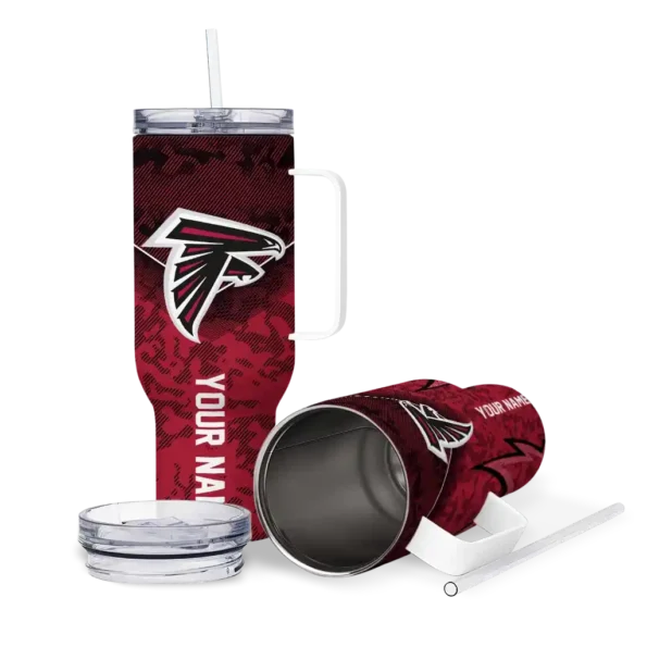 custom atlanta falcons chevron stripe red curved tumbler high quality.webp
