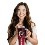 custom atlanta falcons chevron stripe red curved tumbler best selling.webp