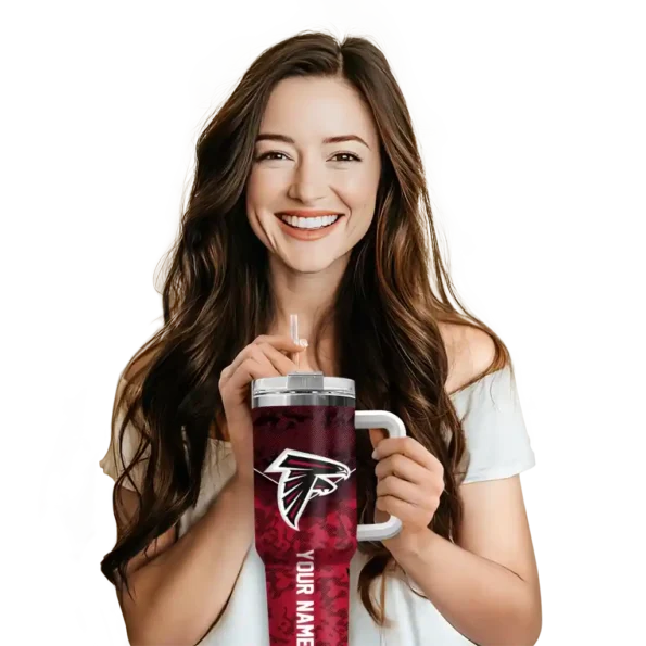 custom atlanta falcons chevron stripe red curved tumbler premium grade.webp