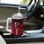 custom atlanta falcons chevron stripe red curved tumbler best selling.webp