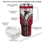 custom atlanta falcons leopard zipper red curved tumbler best selling.webp