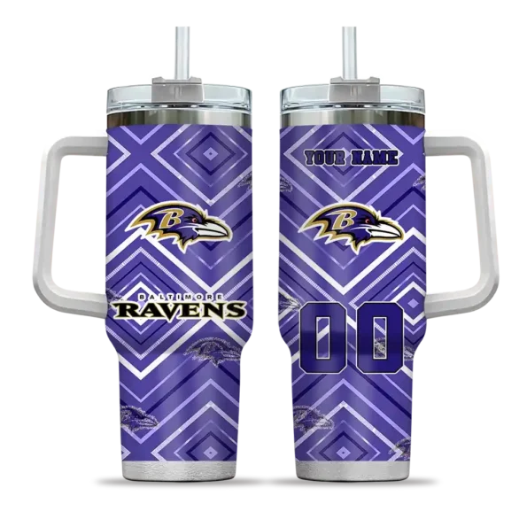 custom baltimore ravens bold diamonds purple curved tumbler best selling.webp