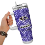 custom baltimore ravens bold diamonds purple curved tumbler best selling.webp