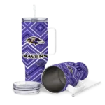 custom baltimore ravens bold diamonds purple curved tumbler best selling.webp