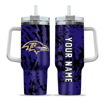 custom baltimore ravens burst swirl purple curved tumbler best selling.webp