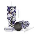 custom baltimore ravens camo mashup purple white curved tumbler best selling.webp