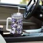 custom baltimore ravens camo mashup purple white curved tumbler best selling.webp