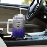 custom baltimore ravens gradient dots purple curved tumbler best selling.webp
