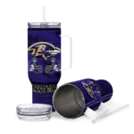 custom baltimore ravens honey streaks purple curved tumbler best selling.webp
