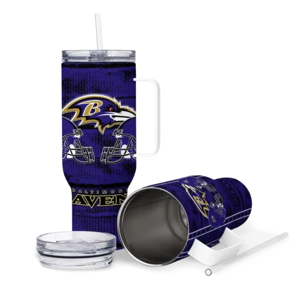 custom baltimore ravens honey streaks purple curved tumbler high quality.webp