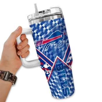 custom buffalo bills chevron angle blue curved tumbler fashion forward.webp