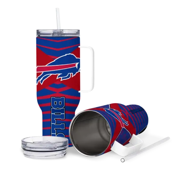 custom buffalo bills chevron layers blue curved tumbler high quality.webp