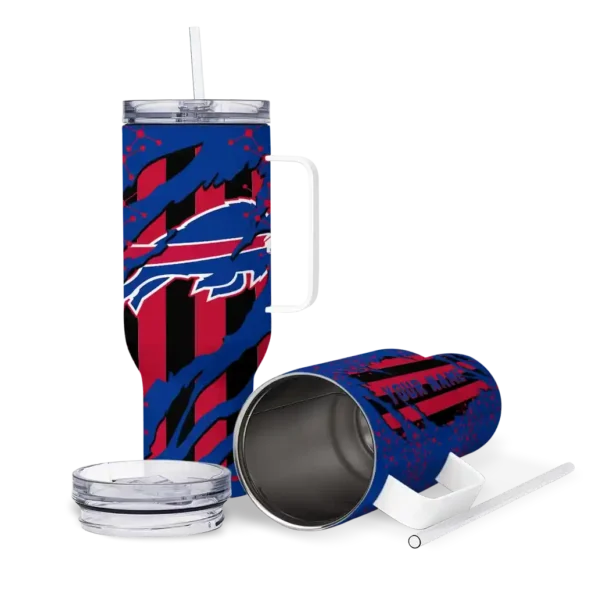 custom buffalo bills claw cut blue black curved tumbler high quality.webp