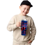 custom buffalo bills claw cut blue black curved tumbler best selling.webp