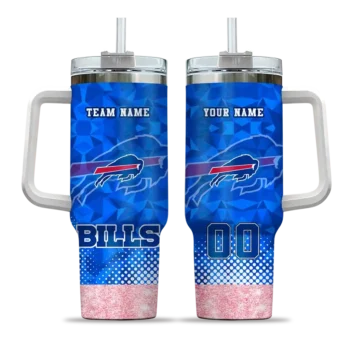 custom buffalo bills geometric prism blue curved tumbler best selling.webp