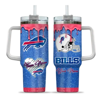 custom buffalo bills heart helmet motif blue curved tumbler best selling.webp