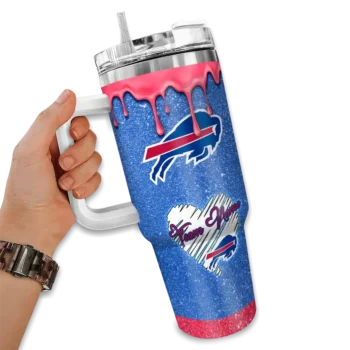 custom buffalo bills heart helmet motif blue curved tumbler fashion forward.webp