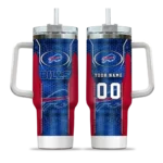 custom buffalo bills hexagon armor blue curved tumbler best selling.webp