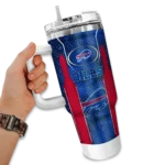 custom buffalo bills hexagon armor blue curved tumbler best selling.webp