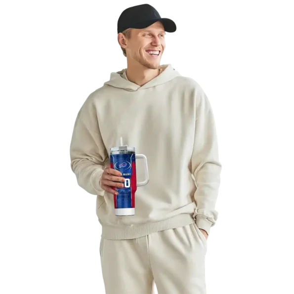 custom buffalo bills hexagon armor blue curved tumbler top rated.webp