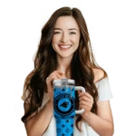 custom carolina panthers bullseye drips blue curved tumbler best selling.webp