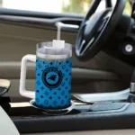 custom carolina panthers bullseye drips blue curved tumbler best selling.webp