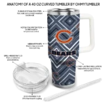 custom chicago bears bold diamonds blue curved tumbler best selling.webp