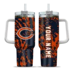 custom chicago bears burst swirl blue curved tumbler best selling.webp