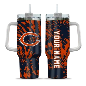 custom chicago bears burst swirl blue curved tumbler best selling.webp
