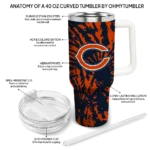 custom chicago bears burst swirl blue curved tumbler best selling.webp