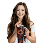 custom chicago bears burst swirl blue curved tumbler best selling.webp