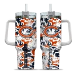 custom chicago bears camo mashup blue white curved tumbler best selling.webp
