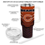 custom chicago bears hex texture blue curved tumbler best selling.webp