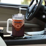 custom chicago bears hex texture blue curved tumbler best selling.webp