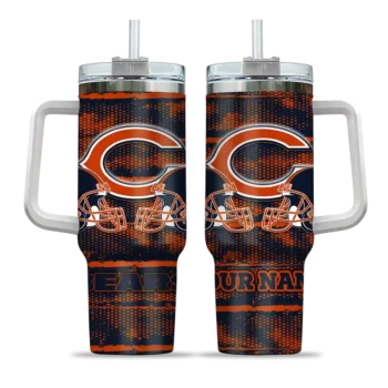 custom chicago bears honey streaks blue curved tumbler best selling.webp