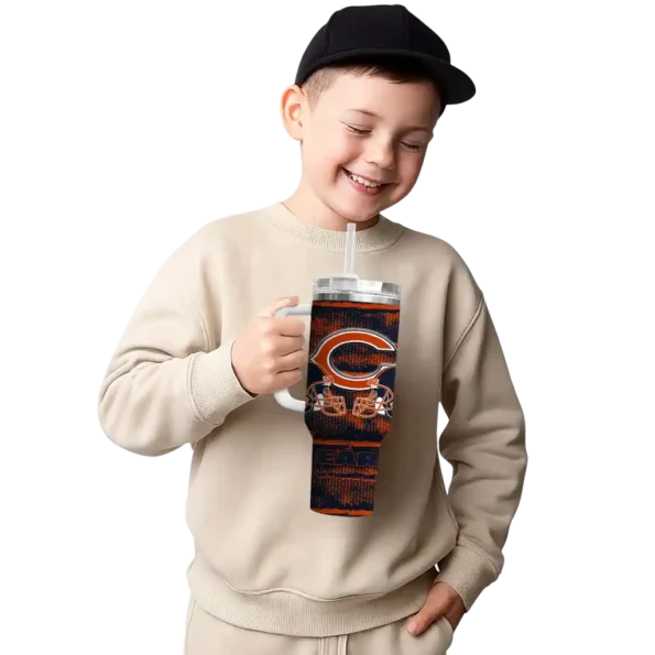 custom chicago bears honey streaks blue curved tumbler latest model.webp