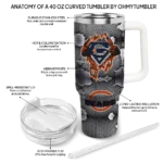 custom chicago bears superman shield blue gray curved tumbler best selling.webp