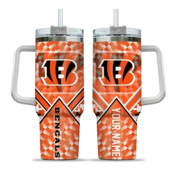 custom cincinnati bengals chevron angle orange curved tumbler best selling.webp