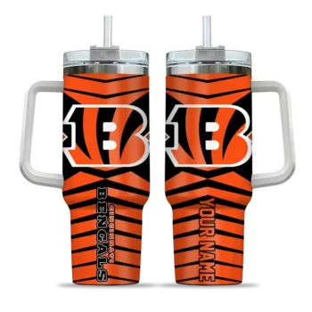 custom cincinnati bengals chevron layers orange curved tumbler best selling.webp