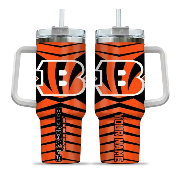 custom cincinnati bengals chevron layers orange curved tumbler best selling.webp